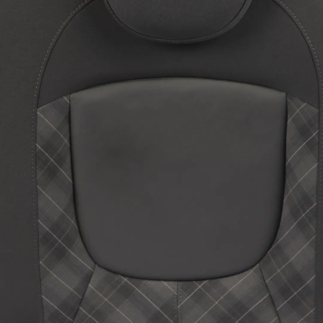 Mini F57 Respaldo Asiento Cabrio Trasero Izquierdo Tela Cuero Negro Diamante - SKU 7939581 - Número de pieza 7939581