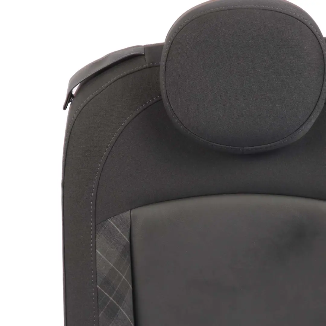 Mini F57 Seat Backrest Cabrio Rear Right O/S Cloth Leather Diamond Black - SKU 7939582 - Part number 7939582