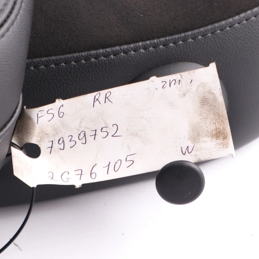 arrière droite Dossier de siège en cuir Carbone Noir Cross Punch pour Mini F56 à propos du numéro de pièce 7939752 Mini F56 arrière droite Dossier de siège en cuir Carbone Noir Cross Punch - SKU 7939752 - Numéro de pièce 7939752