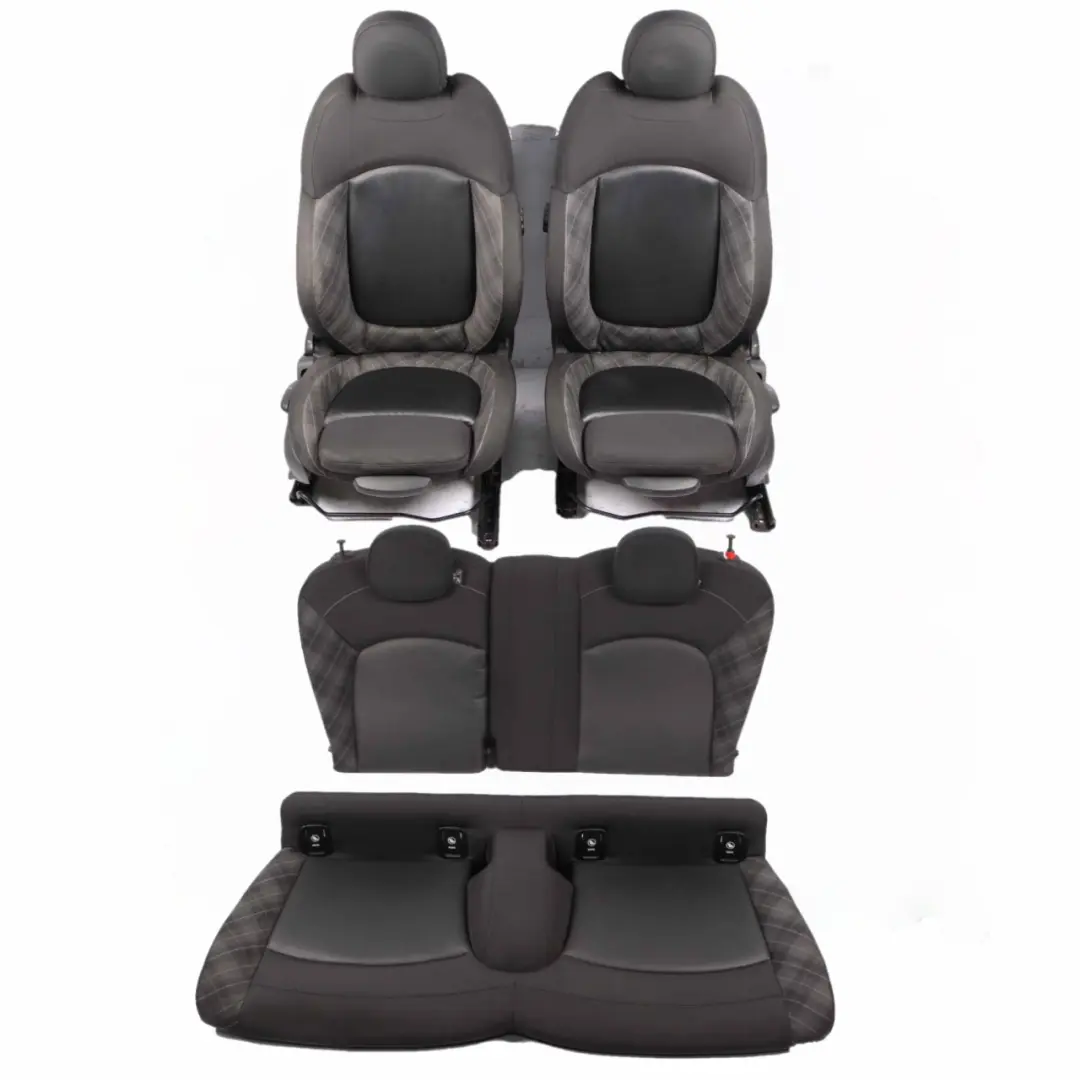 Fabric Cloth / Leather Interior Sport Seats Carbon Black to Mini Cooper One F56 with Part number 7939768 Mini Cooper One F56 Fabric Cloth / Leather Interior Sport Seats Carbon Black - SKU 7939768-1 - Part number 7939768