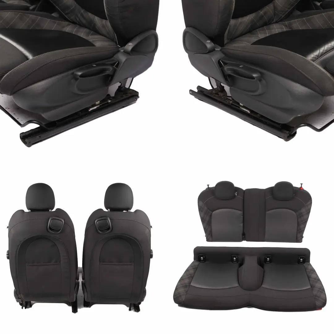 Mini Cooper One F56 Fabric Cloth / Leather Interior Sport Seats Carbon Black - SKU 7939768-1 - Part number 7939768