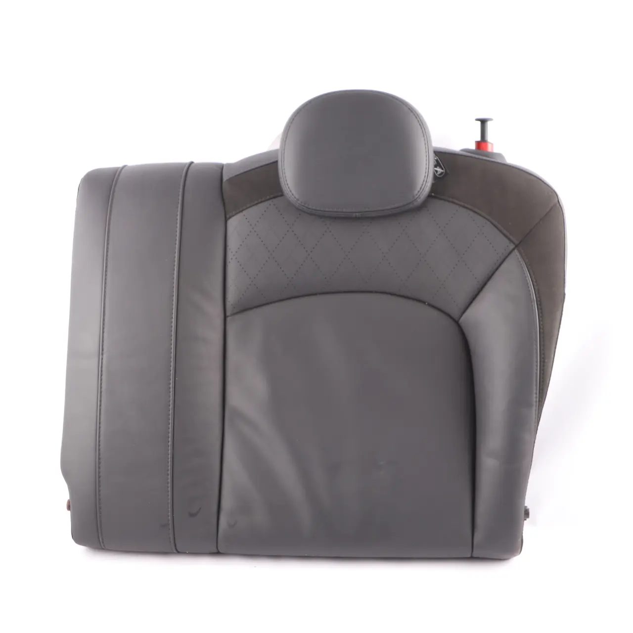 Mini F56 Rear Left N/S Seat Backrest Leather Carbon Black Cross Punch