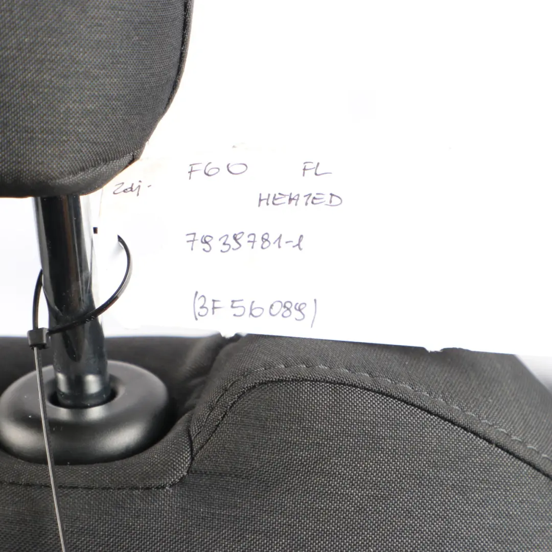 Mini F60 Delantero Izquierdo Asiento deportivo calefactable Cuero Carbono Negro - SKU 7939781-1 - Número de pieza 7939781