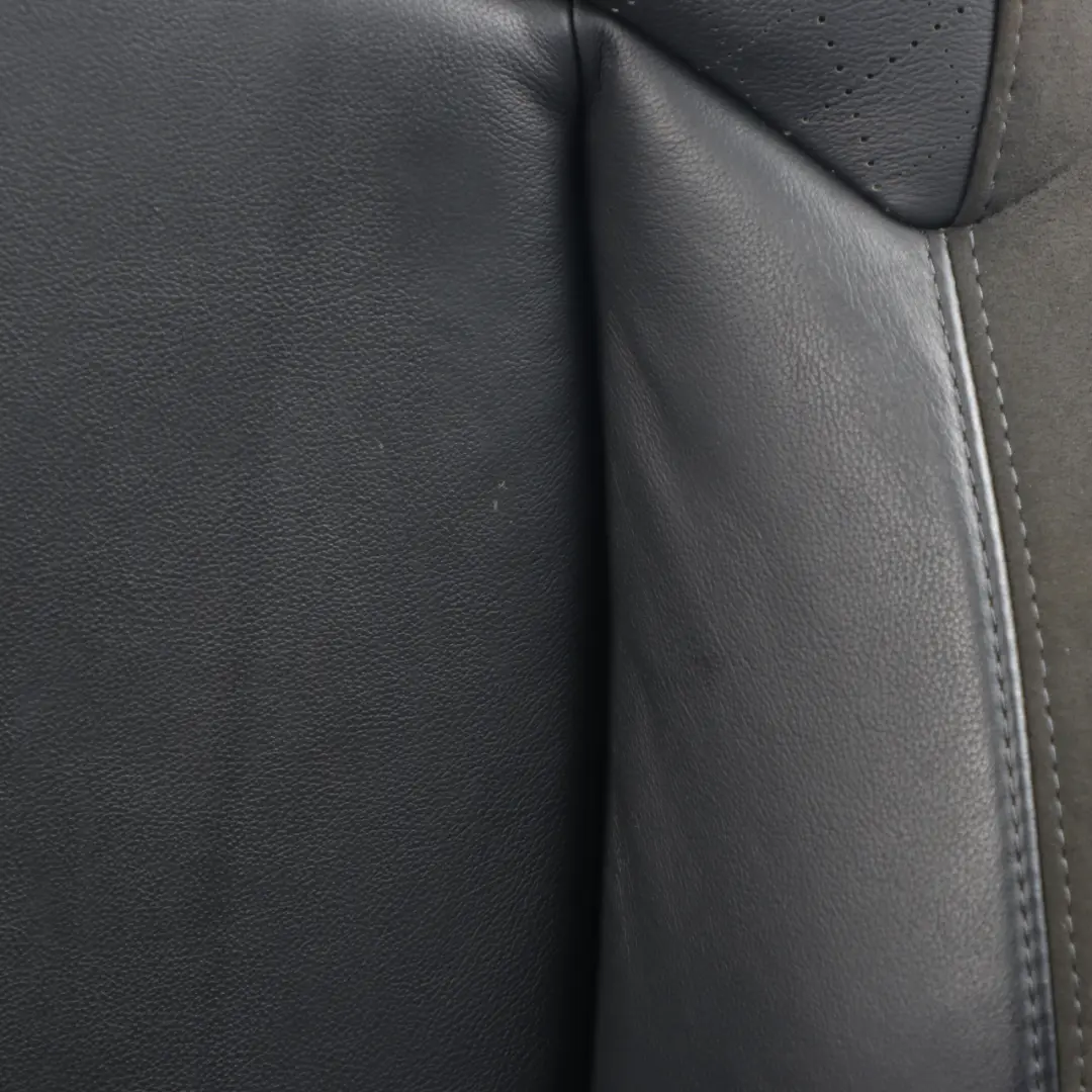 Mini F55 Front Seat Sport Left N/S Heated Leather Cross Punch Carbon Black - SKU 7939855-1 - Part number 7939855