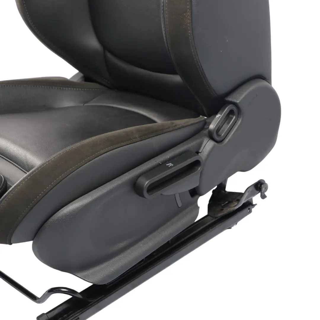 Front Seat Sport Left N/S Heated Leather Cross Punch Carbon Black to Mini F55 with Part number 7939855 Mini F55 Front Seat Sport Left N/S Heated Leather Cross Punch Carbon Black - SKU 7939855-1 - Part number 7939855