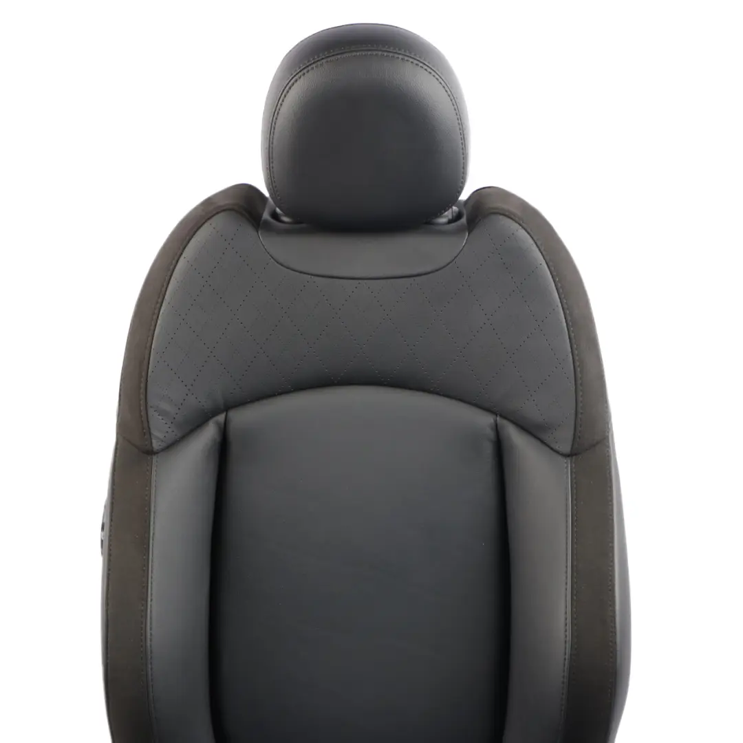 Mini F60 Front Seat Left N/S Sport Heated Leather Cross Punch Carbon Black - SKU 7939855-2 - Part number 7939855