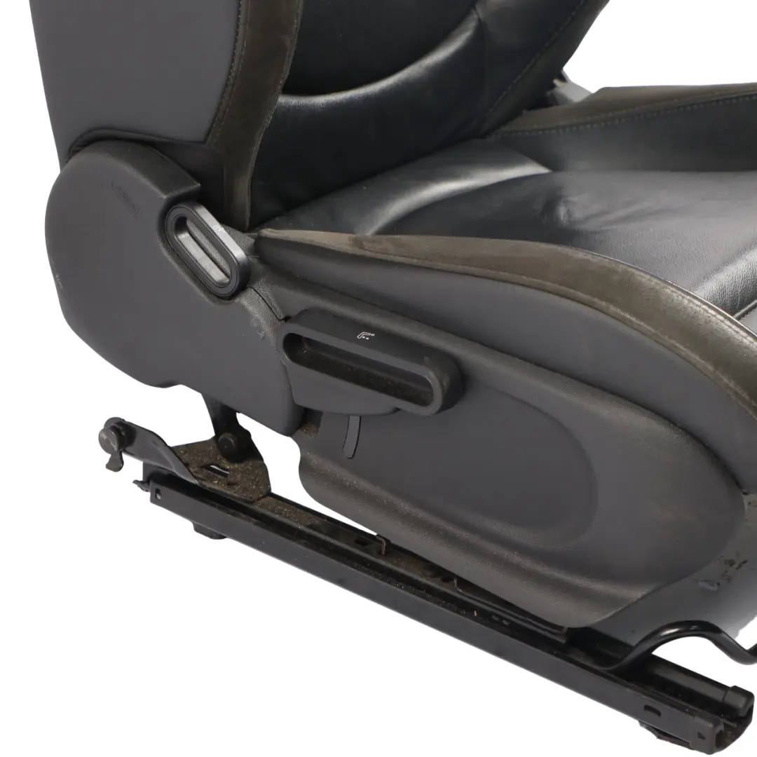 Mini F55 Front Seat Sport Right O/S Heated Leather Cross Punch Carbon Black - SKU 7939856-1 - Part number 7939856