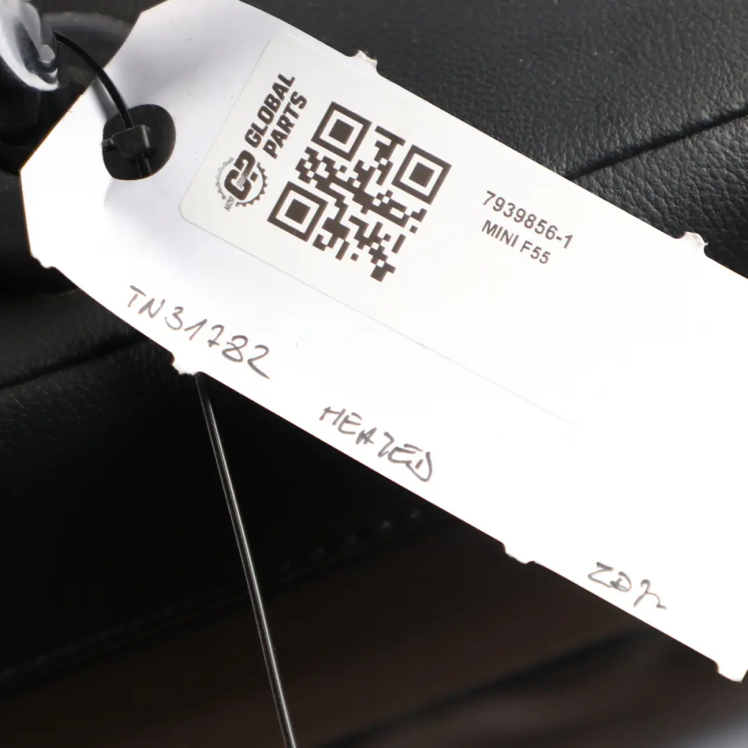 Front Seat Sport Right O/S Heated Leather Cross Punch Carbon Black to Mini F55 with Part number 7939856 Mini F55 Front Seat Sport Right O/S Heated Leather Cross Punch Carbon Black - SKU 7939856-1 - Part number 7939856
