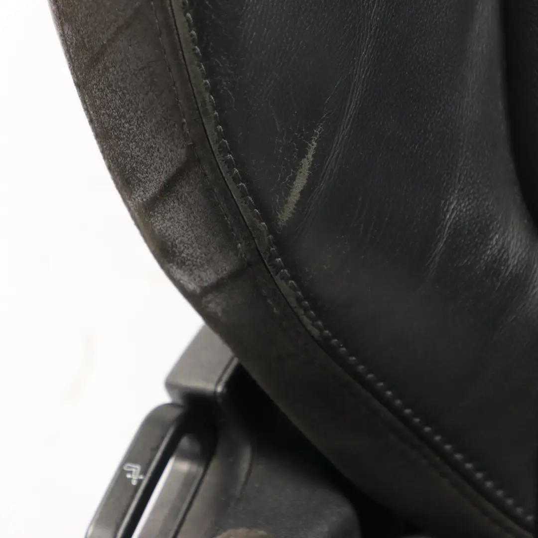 Mini F55 Front Seat Sport Right O/S Heated Leather Cross Punch Carbon Black - SKU 7939856-1 - Part number 7939856