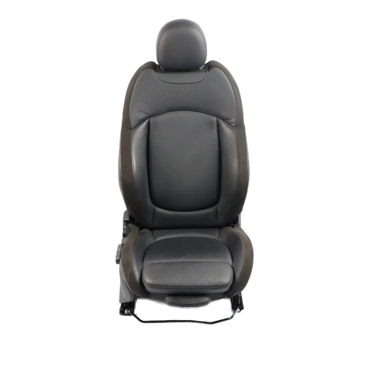 Mini F60 Predné Športové Sedadlo Vpravo Vyhrievané Kožené Carbon Black