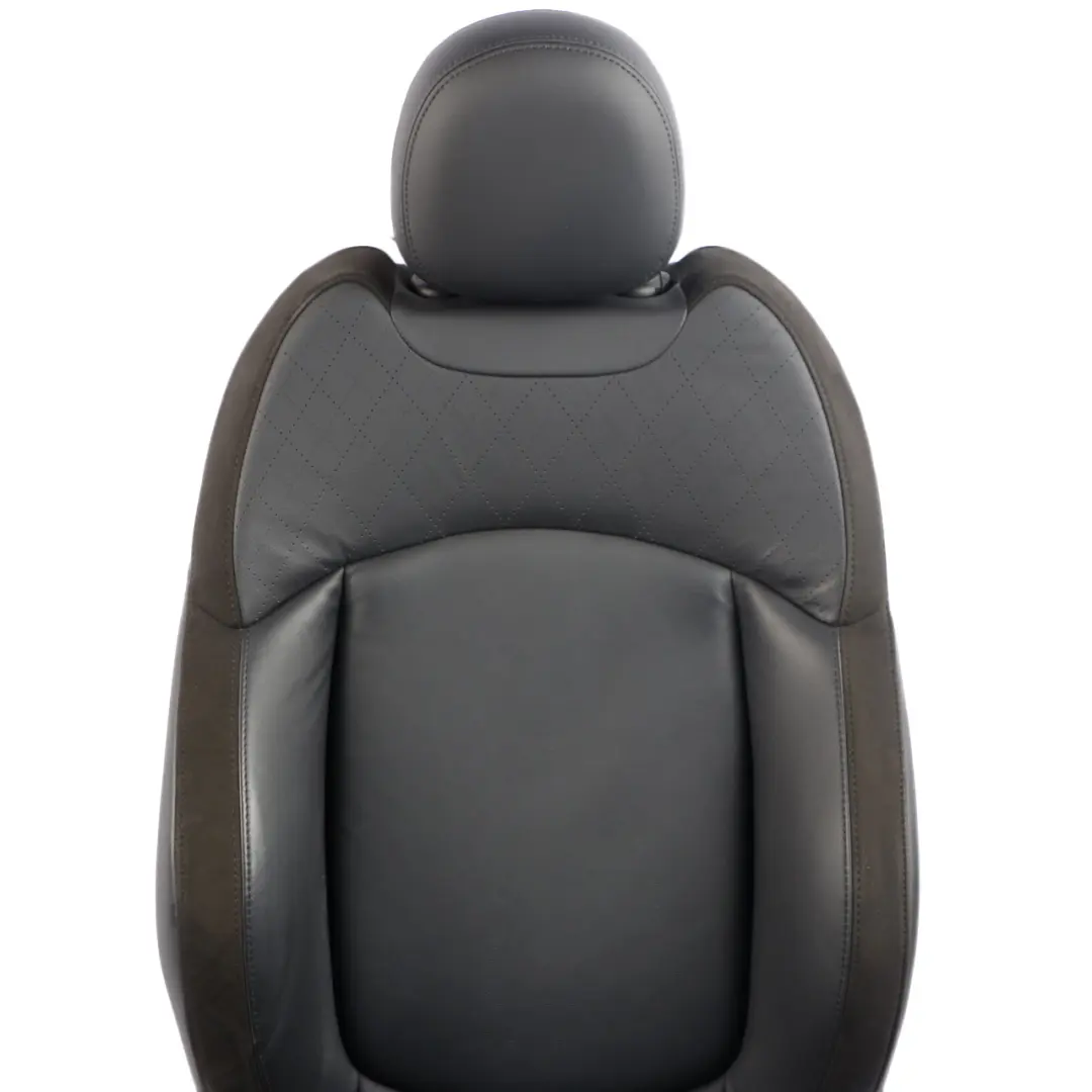 Mini F60 Front Seat Right O/S Sport Heated Leather Cross Punch Carbon Black - SKU 7939856-2 - Part number 7939856