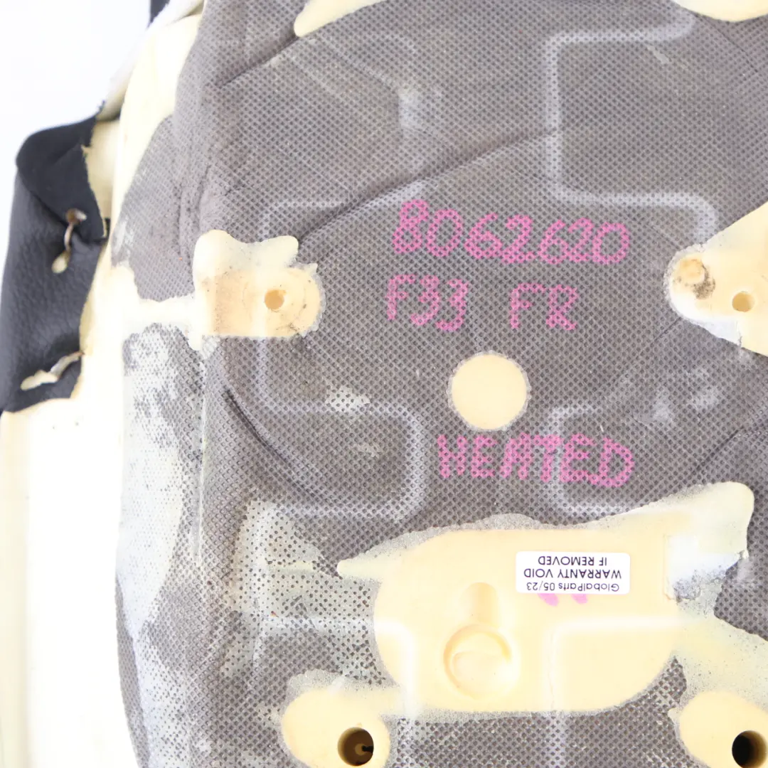 Front Left Right N/O/S Heated Sport Seat Leather Black Blue to BMW F33 Seat Cover with Part number 7939924 BMW F33 Seat Cover Front Left Right N/O/S Heated Sport Seat Leather Black Blue - SKU 7939924 - Part number 7939924