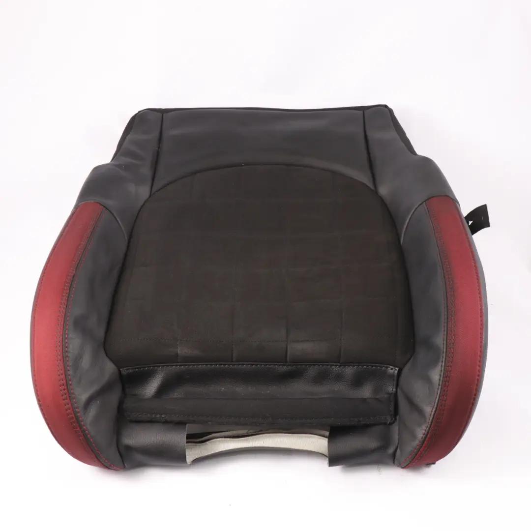 Dinamica Red Black Left Right N/O/S Front Seat Cover Mini F55 F56 JCW - SKU 7939945 - Part number 7939945