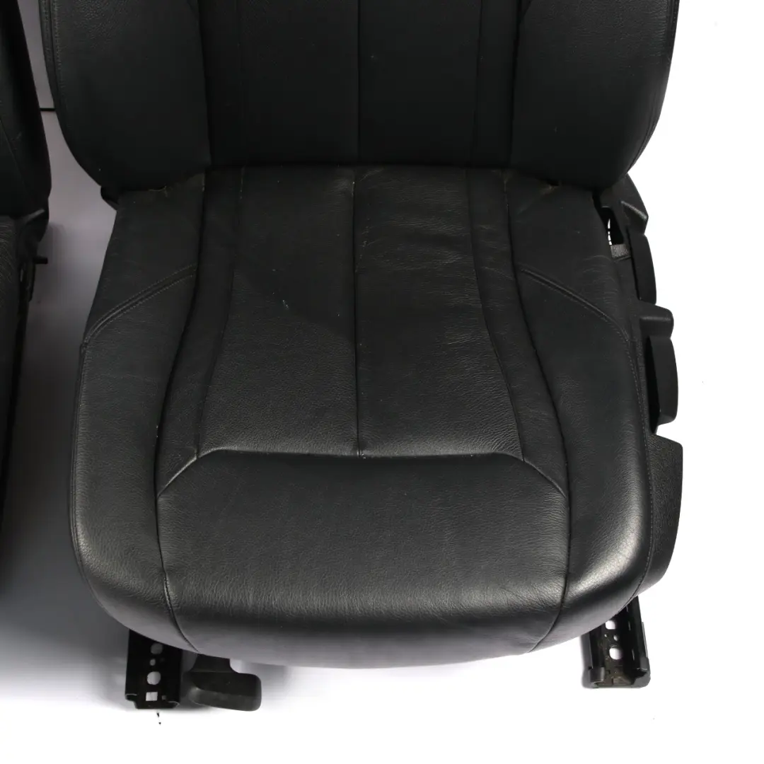 BMW F30 Leather Seats Black / Exclusive Seam Front Rear Seat Set with Door Cards - SKU 7941261-1 - Part number 7941261