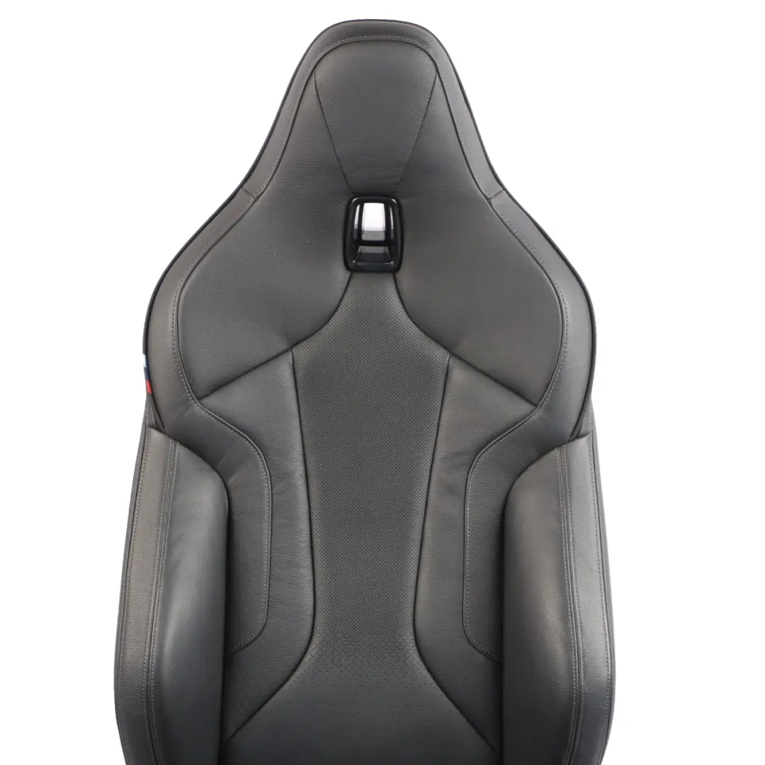 BMW F40 M135i Front Seat Left N/S Heated Leather Dakota Perforated Black - SKU 7942043-1 - Part number 7942043