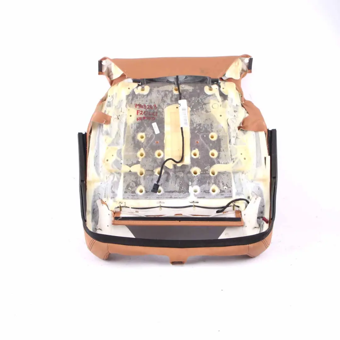 Front Left Right N/O/S Heated Sport Seat Cognac Leather to BMW F20 F30 Seat Cover with Part number 7943243 BMW F20 F30 Seat Cover Front Left Right N/O/S Heated Sport Seat Cognac Leather - SKU 7943243 - Part number 7943243