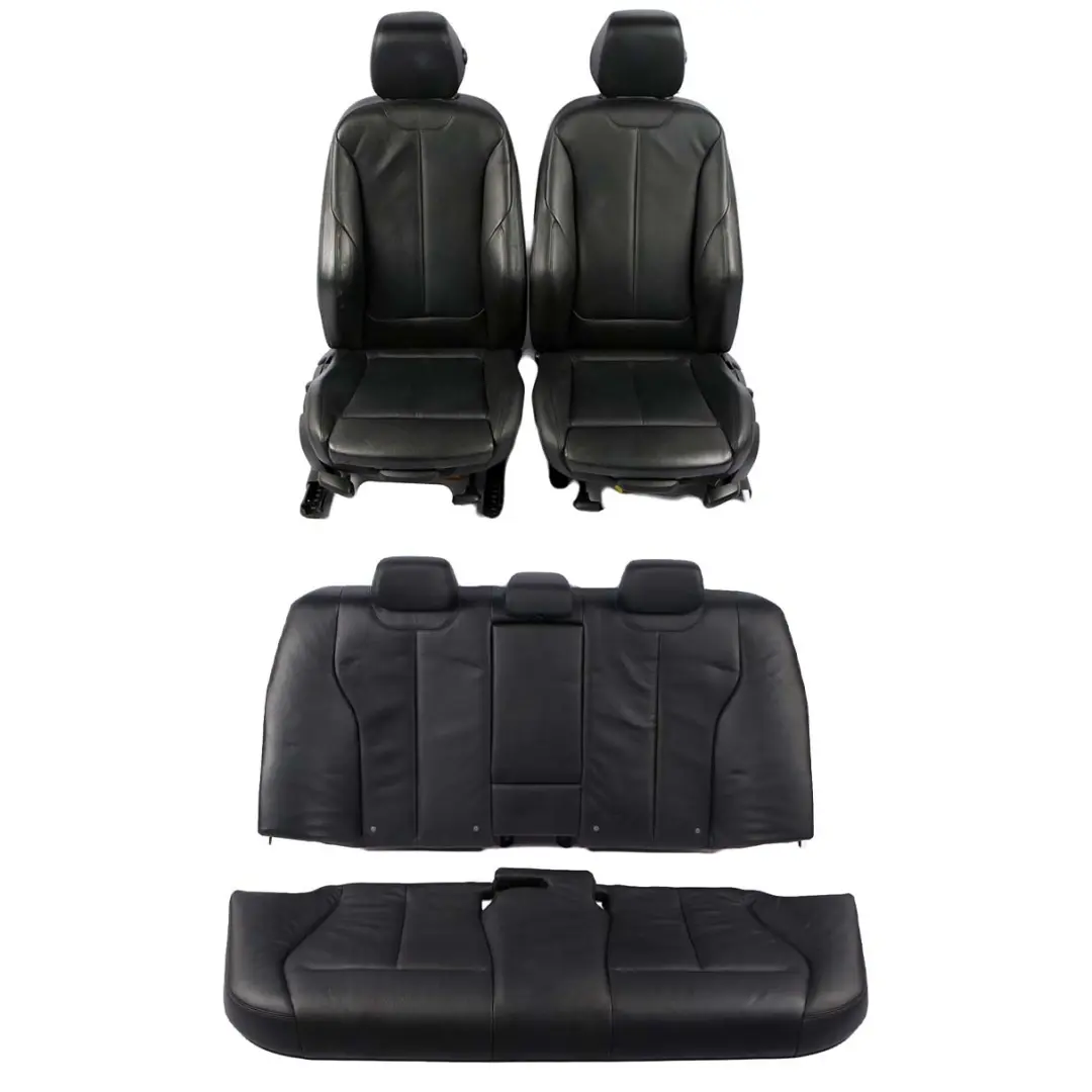 Heated Black Leather Interior Seats with Airbag and Door Cards to BMW F30 M Sport with Part number 7944250 BMW F30 M Sport Heated Black Leather Interior Seats with Airbag and Door Cards - SKU 7944250-1 - Part number 7944250