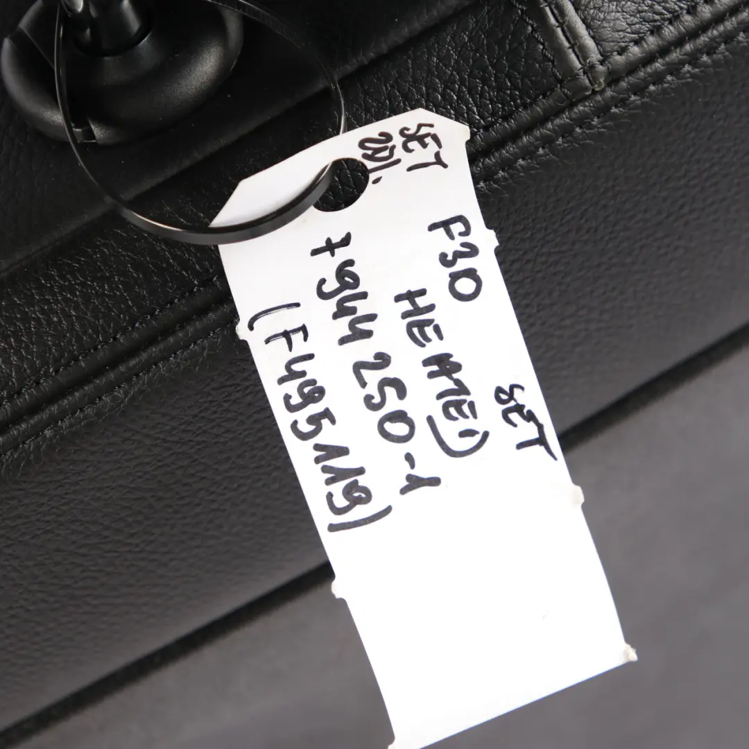 Heated Black Leather Interior Seats with Airbag and Door Cards to BMW F30 M Sport with Part number 7944250 BMW F30 M Sport Heated Black Leather Interior Seats with Airbag and Door Cards - SKU 7944250-1 - Part number 7944250