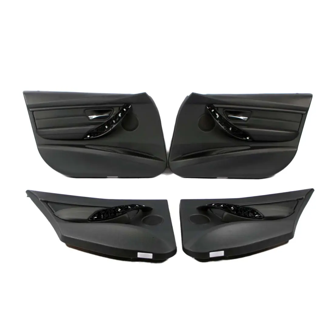 BMW F30 M Sport Heated Black Leather Interior Seats with Airbag and Door Cards - SKU 7944250-1 - Part number 7944250