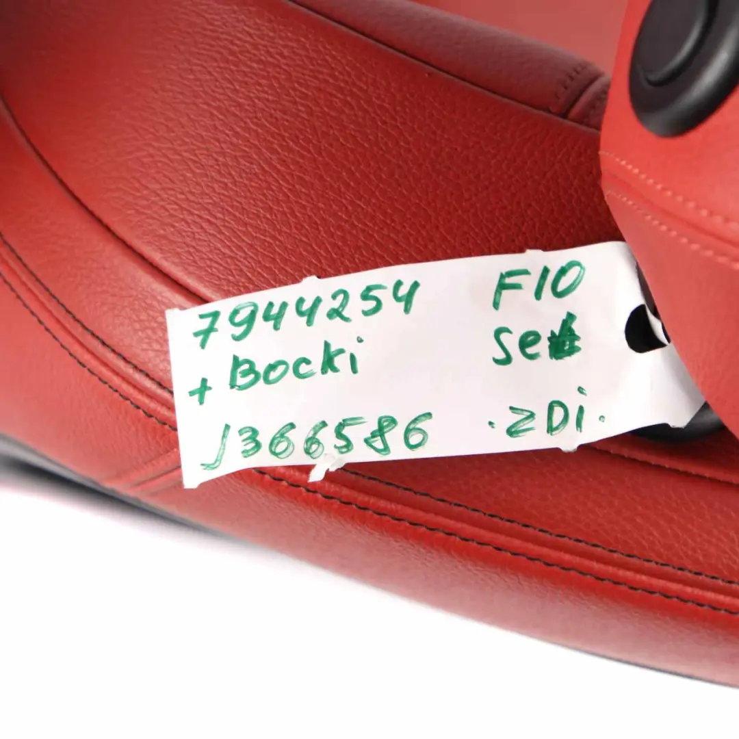 Leather Seats BMW F30 M Sport Korall Rot Red Heated Dakota Front Rear Seat to with Part number 7944254 Leather Seats BMW F30 M Sport Korall Rot Red Heated Dakota Front Rear Seat - SKU 7944254-1 - Part number 7944254