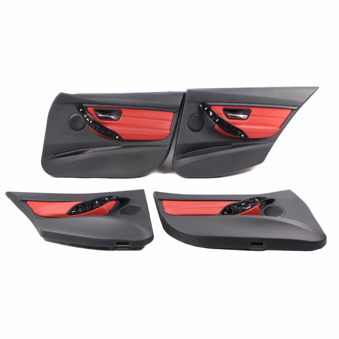  Leather Seats BMW F30 M Sport Korall Rot Red Heated Dakota Front Rear Seat - SKU 7944254-1 - Part number 7944254