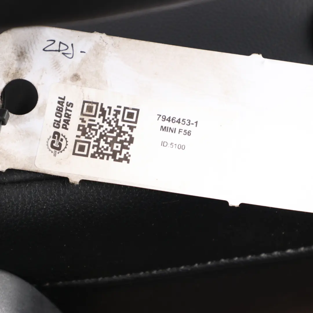 Front Seat Sport Left N/S Cloth Leather Interior Carbon Black to Mini F56 with Part number 7946453 Mini F56 Front Seat Sport Left N/S Cloth Leather Interior Carbon Black - SKU 7946453-1 - Part number 7946453