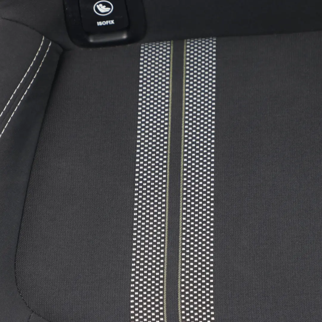 Asiento Trasero Banqueta Funda Tela Doble Rayas Carbono Negro para Mini F55 con número de pieza 7948937 Mini F55 Asiento Trasero Banqueta Funda Tela Doble Rayas Carbono Negro - SKU 7948937 - Número de pieza 7948937