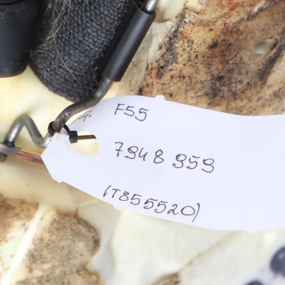 Bench Couch Cover Cloth Fabric Leatherette Carbon Black Pearl to Mini F55 Rear Seat with Part number 7948958 Mini F55 Rear Seat Bench Couch Cover Cloth Fabric Leatherette Carbon Black Pearl - SKU 7948959 - Part number 7948958