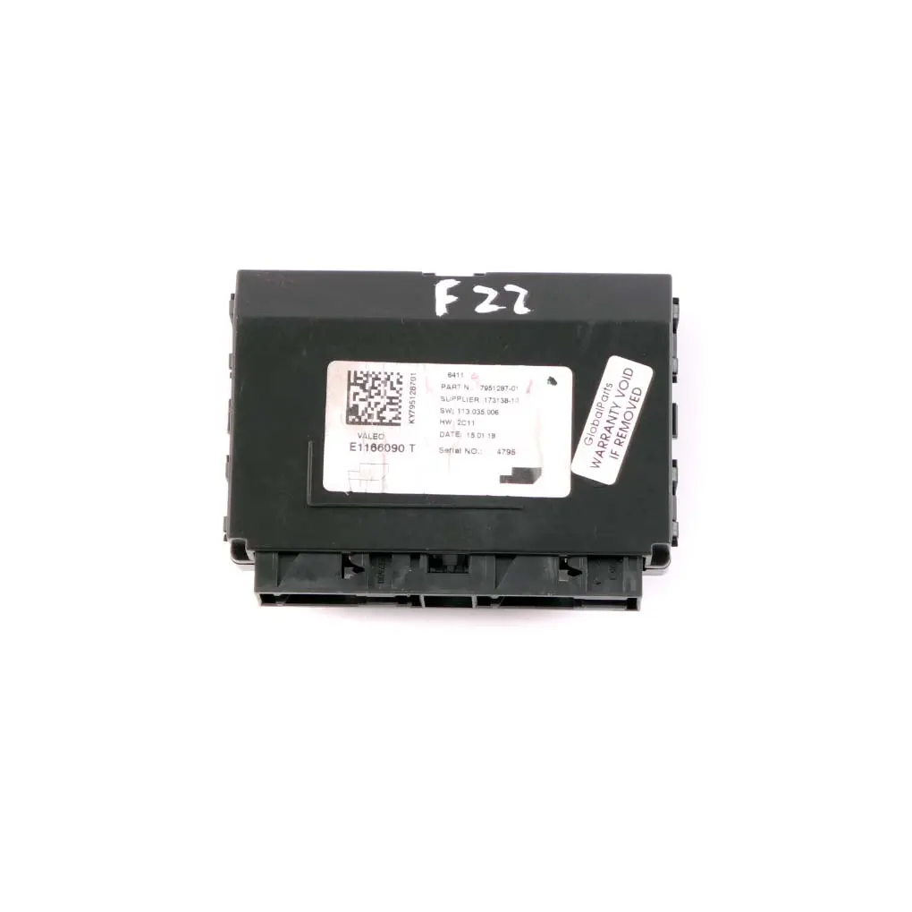 BMW 1 3 Series F20 F30 Mini F55 F56 Control Unit Air Conditioning Module - SKU 7951287 - Part number 7951287