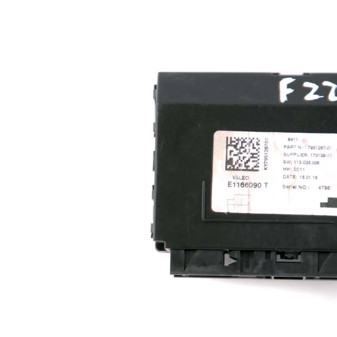 BMW 1 3 Series F20 F30 Mini F55 F56 Control Unit Air Conditioning Module - SKU 7951287 - Part number 7951287