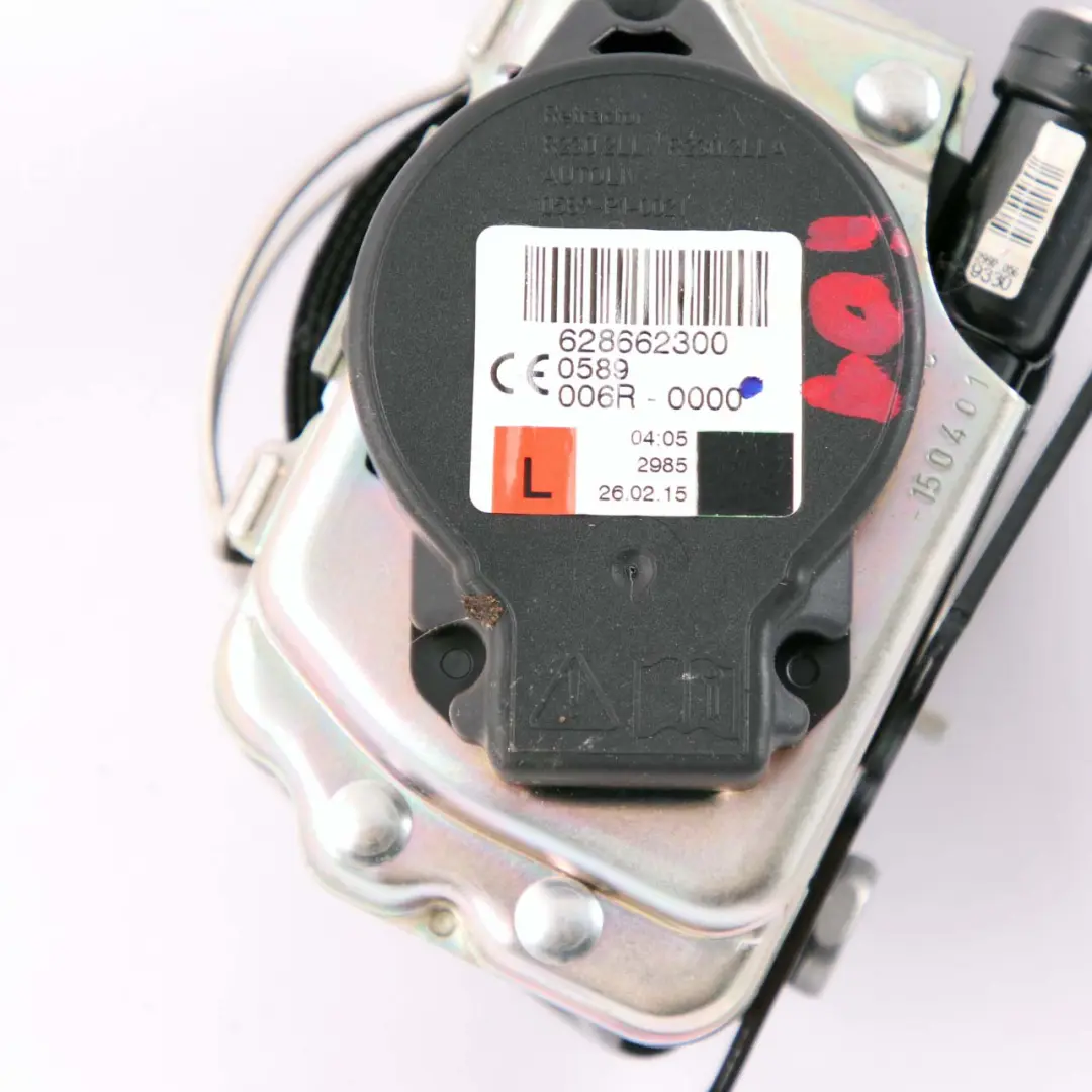 Seatbelt Front BMW i3 I01 Upper Belt Safety Seat Left N/S Black to with Part number 7951763 Seatbelt Front BMW i3 I01 Upper Belt Safety Seat Left N/S Black - SKU 7951763 - Part number 7951763