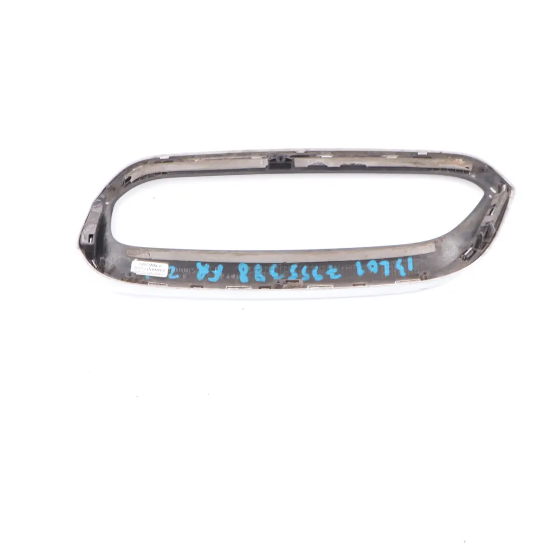 Front Grille Bumper Centre Kidney Trim Right O/S Silver Black to BMW i3 I01 with Part number 7955388 BMW i3 I01 Front Grille Bumper Centre Kidney Trim Right O/S Silver Black - SKU 7955388 - Part number 7955388