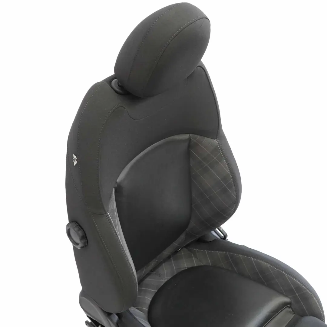 Mini F55 Vorne Links Sport Sitz Stoff / Leder Diamond Carbon Schwarz - SKU 7955971-1 - Teilenummer 7955971