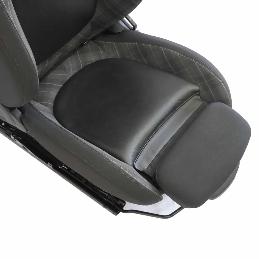 Front Left N/S Sport Seat Fabric / Leather Diamond Carbon Black to Mini F55 with Part number 7955971 Mini F55 Front Left N/S Sport Seat Fabric / Leather Diamond Carbon Black - SKU 7955971-1 - Part number 7955971