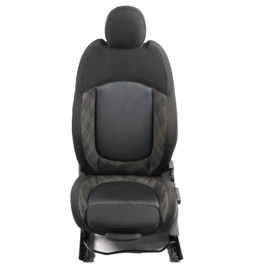 Mini F55 Front Seat Sport Left N/S Fabric / Leather Diamond Carbon Black - SKU 7955971-2 - Part number 7955971