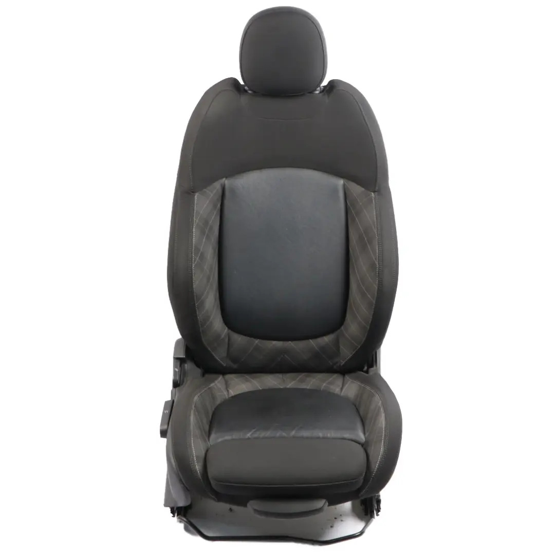 Front Right O/S Sport Seat Fabric / Leather Diamond Carbon Black to Mini F55 with Part number 7955972 Mini F55 Front Right O/S Sport Seat Fabric / Leather Diamond Carbon Black - SKU 7955972-1 - Part number 7955972