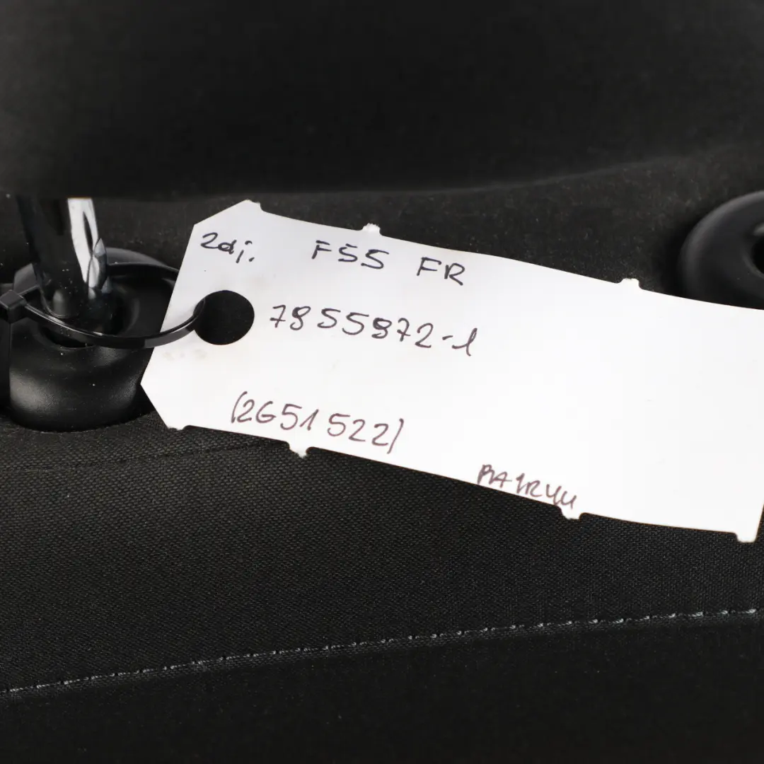 Asiento Delantero Derecho Sport Tela / Cuero Negro Carbono Diamante para Mini F55 con número de pieza 7955972 Mini F55 Asiento Delantero Derecho Sport Tela / Cuero Negro Carbono Diamante - SKU 7955972-1 - Número de pieza 7955972