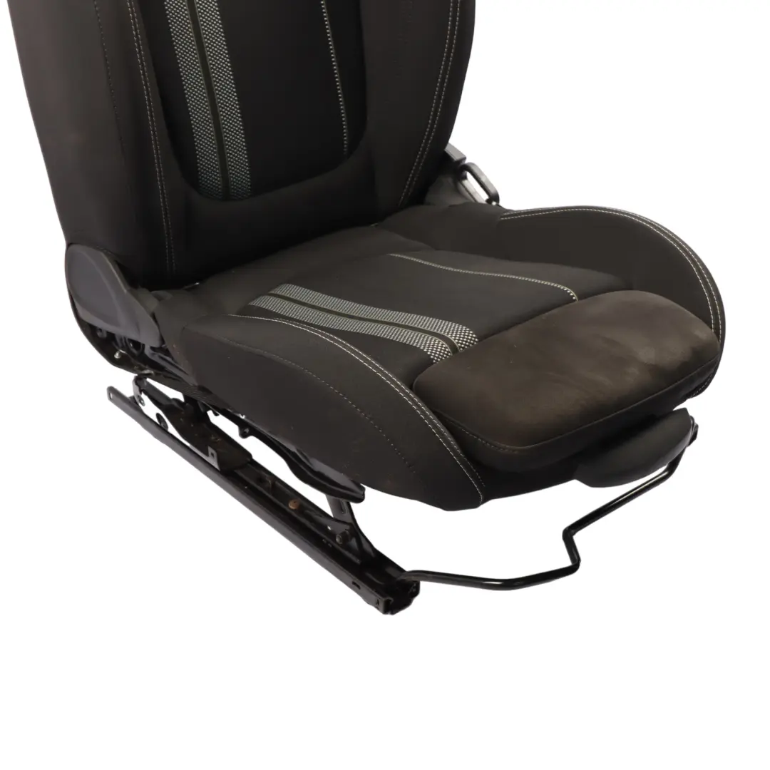 Front Seat Left N/S Heated Cloth Fabric Dinamica Carbon Black to Mini F55 JCW with Part number 7955985 Mini F55 JCW Front Seat Left N/S Heated Cloth Fabric Dinamica Carbon Black - SKU 7955985-1 - Part number 7955985