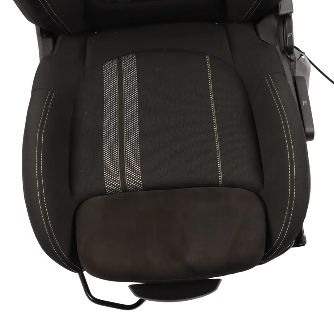Front Seat Left N/S Heated Cloth Fabric Dinamica Carbon Black to Mini F55 JCW with Part number 7955985 Mini F55 JCW Front Seat Left N/S Heated Cloth Fabric Dinamica Carbon Black - SKU 7955985-1 - Part number 7955985