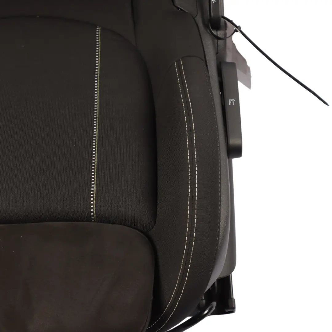 Front Seat Left N/S Heated Cloth Fabric Dinamica Carbon Black to Mini F55 JCW with Part number 7955985 Mini F55 JCW Front Seat Left N/S Heated Cloth Fabric Dinamica Carbon Black - SKU 7955985-1 - Part number 7955985