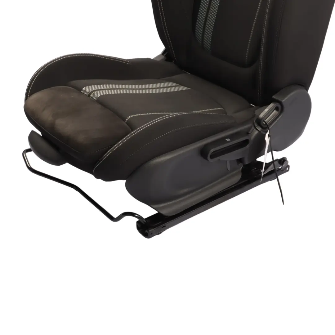 Front Seat Left N/S Heated Cloth Fabric Dinamica Carbon Black to Mini F55 JCW with Part number 7955985 Mini F55 JCW Front Seat Left N/S Heated Cloth Fabric Dinamica Carbon Black - SKU 7955985-1 - Part number 7955985