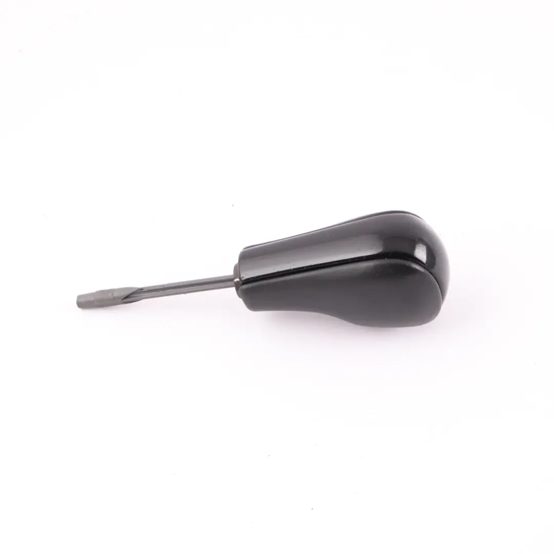 Gear Knob BMW E60 E61 Automatic Ring Shift Lever Handle Wood Piano Black - SKU 7961113 - Part number 7961113