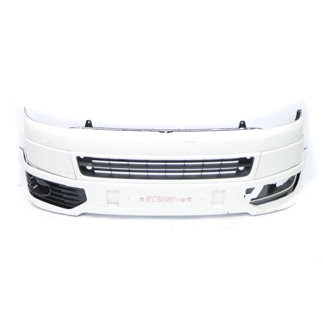 Front Bumper Volkswagen VW Transporter T5 Front Trim Panel Cover Candy White to with Part number 7E0807217 Front Bumper Volkswagen VW Transporter T5 Front Trim Panel Cover Candy White - SKU 7E0807217-CAN - Part number 7E0807217