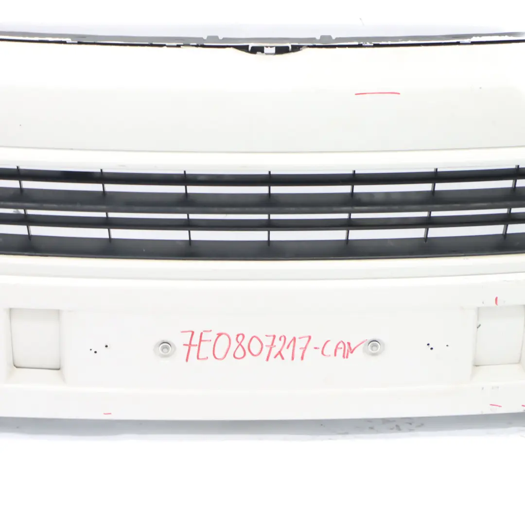 Front Bumper Volkswagen VW Transporter T5 Front Trim Panel Cover Candy White to with Part number 7E0807217 Front Bumper Volkswagen VW Transporter T5 Front Trim Panel Cover Candy White - SKU 7E0807217-CAN - Part number 7E0807217