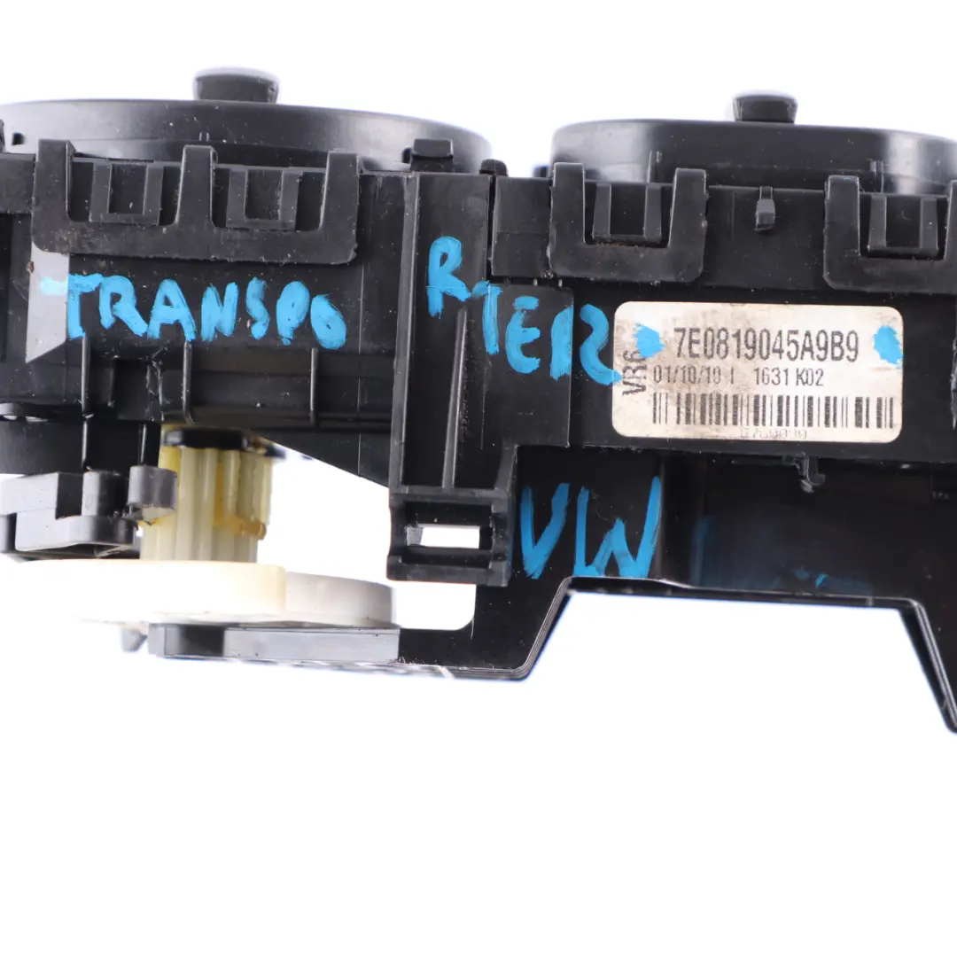 Heater Climate Control Panel A/C Switch to Volkswagen Transporter T5 with Part number 7E0819045A9B9 Volkswagen Transporter T5 Heater Climate Control Panel A/C Switch - SKU 7E0819045A9B9 - Part number 7E0819045A9B9