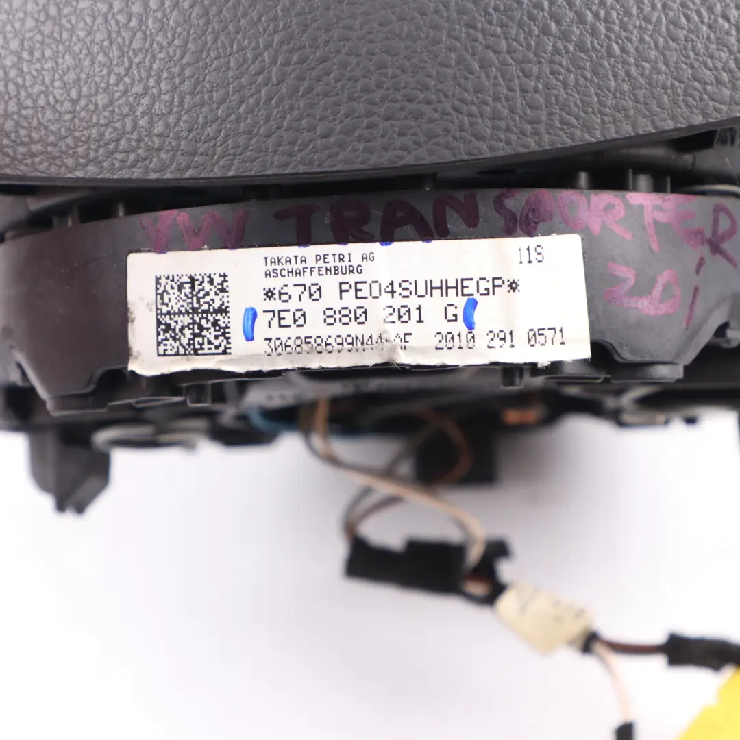 Steering Wheel Air Bag Driver's Side Module to Volkswagen Transporter T5 with Part number 7E0880201G Volkswagen Transporter T5 Steering Wheel Air Bag Driver's Side Module - SKU 7E0880201G - Part number 7E0880201G