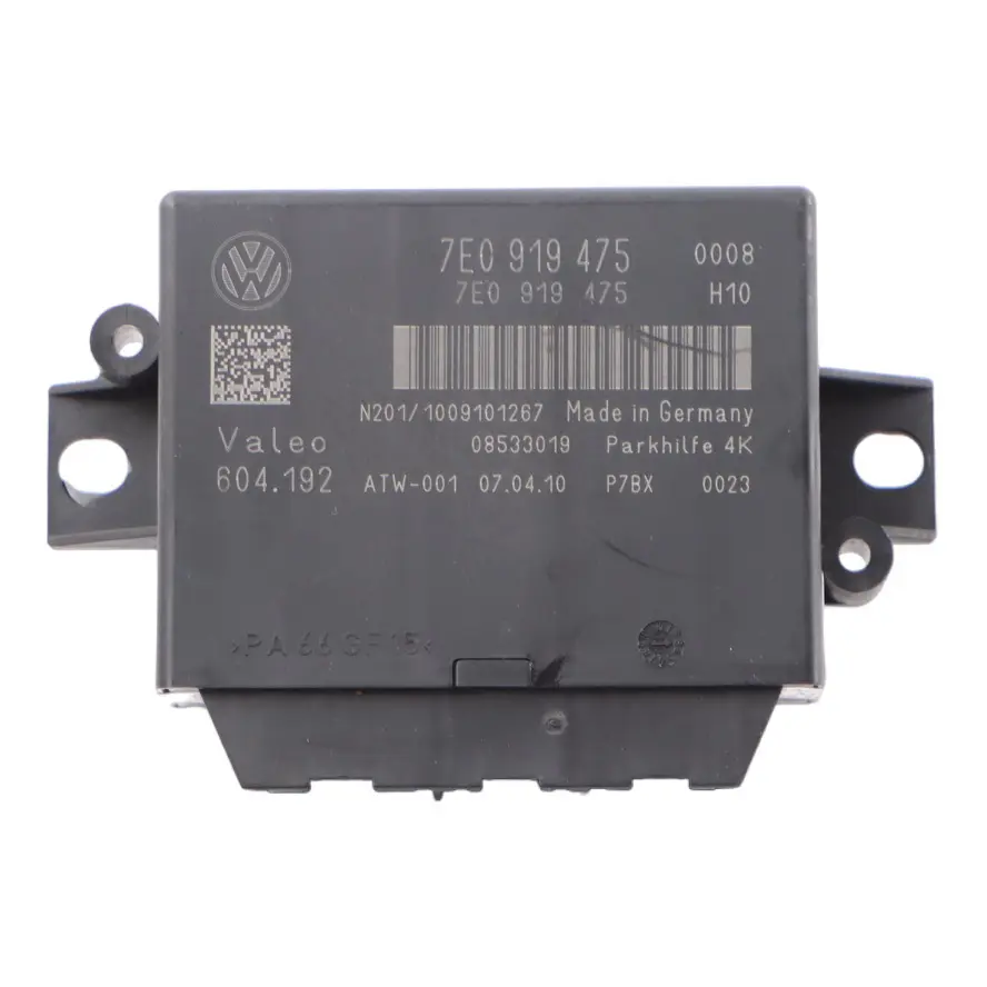 Parking Aid Control Module Unit to Volkswagen Transporter T5 with Part number 7E0919475 Volkswagen Transporter T5 Parking Aid Control Module Unit - SKU 7E0919475 - Part number 7E0919475