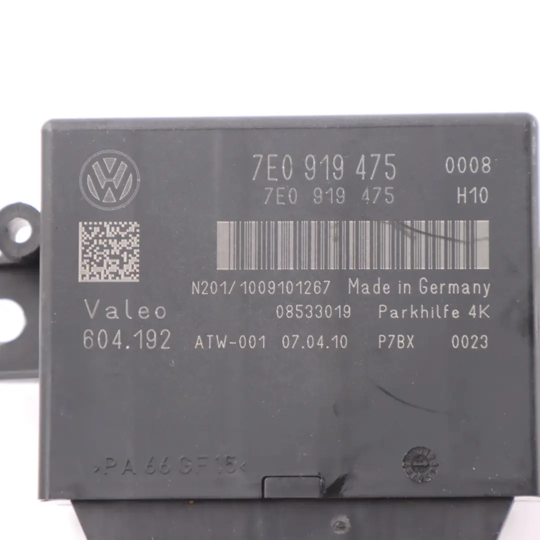 Parking Aid Control Module Unit to Volkswagen Transporter T5 with Part number 7E0919475 Volkswagen Transporter T5 Parking Aid Control Module Unit - SKU 7E0919475 - Part number 7E0919475