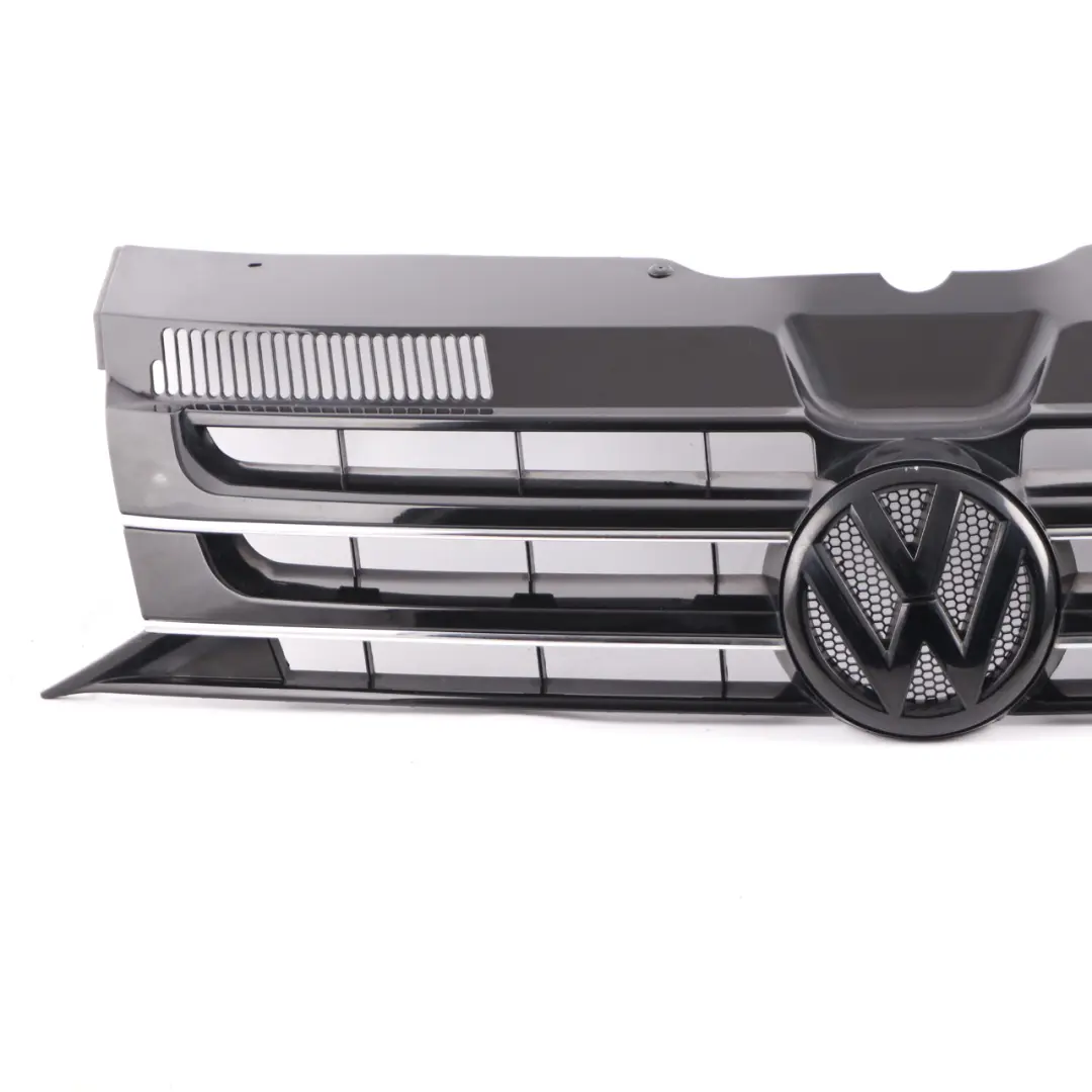 Front Grille Bumper Radiator Cover Black to Volkswagen Transporter T5 with Part number 7E5853651 Volkswagen Transporter T5 Front Grille Bumper Radiator Cover Black - SKU 7E5853651 - Part number 7E5853651