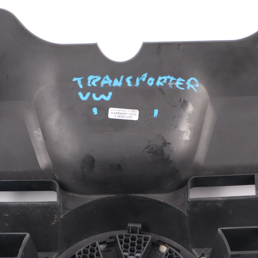 Front Grille Bumper Radiator Cover Black to Volkswagen Transporter T5 with Part number 7E5853651 Volkswagen Transporter T5 Front Grille Bumper Radiator Cover Black - SKU 7E5853651 - Part number 7E5853651